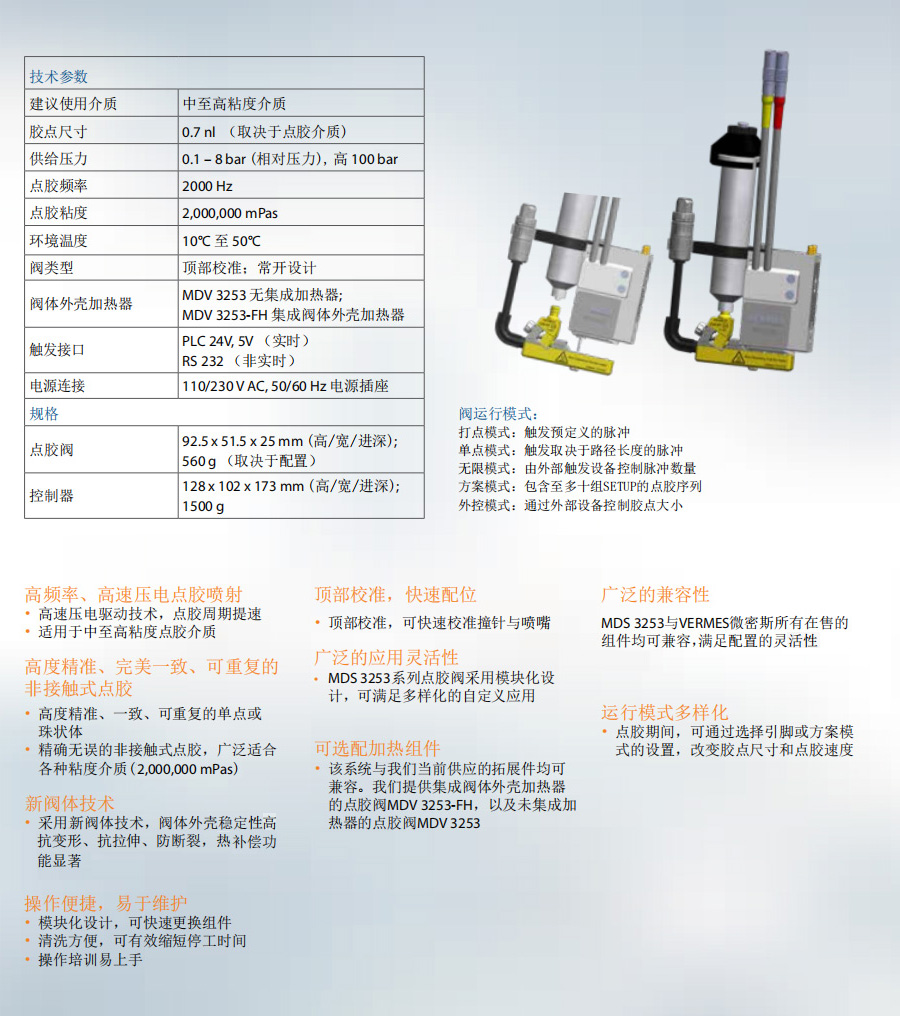 MDS 3253微喷射点胶系统